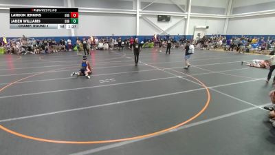 120 lbs Champ. Round 1 - Jaden Williams, Unattached vs Landon Jenkins, Unattached