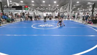 44 lbs Round 3 (6 Team) - Milo Evans, CTWHALE ORCA vs Braxcen Vaughn, The Outsiders