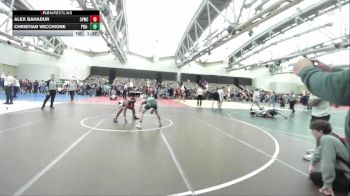 110-I lbs Round Of 16 - Alex Bahadur, 5 Points Wrestling Club vs Christian Vecchione, Pro-ex Wrestling Club