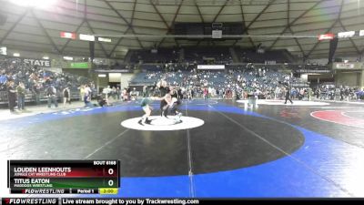 100 lbs Semifinal - Louden Leenhouts, Jungle Cat Wrestling Club vs Titus Eaton, Maddogs Wrestling