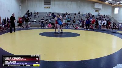 235 lbs Round 3 - Harlie Winningham, Jennings County Wrestling Club vs Kera Parke, Fort Wayne North Wrestling Club