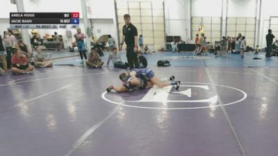 105 lbs Semifinal - Kassidy Davis, Mat Demon Girls Black - GK12E vs Sterling Cunningham, PA West Black - GK12E