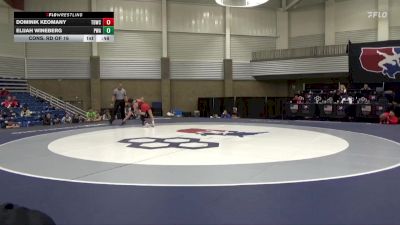 92 lbs Cons. Rd Of 16 - Dominik Keomany, Team Donahoe Wrestling Club vs Elijah Wineberg, Prodigy Wrestling Academy