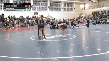 120 lbs Round Of 16 - Angel Stimson, East Lyme/Norwich Tech vs Nina Smith, Darien