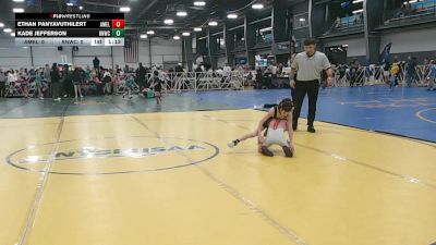 52 lbs Round 2 - 10:45am Saturday - Kade Jefferson, Ranger Wrestling Club vs Ethan Panyavuthilert, America Elite