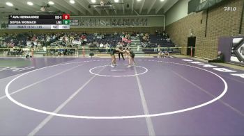 115 lbs Cons. Round 3 - Ava Hernandez, Scottsbluff Girls vs Sofija Womack, Lander Valley