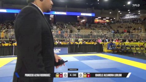 Isabelle Alejandra Ludlum vs Princess Alyah Rodriguez 2025 Pan Kids Jiu-Jitsu IBJJF Championship