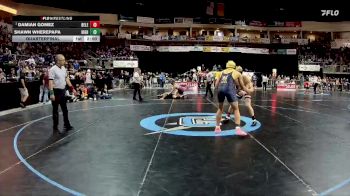 4A 172 lbs Quarterfinal - Damian Gomez, Belen vs Shawn Wherepapa, Highland