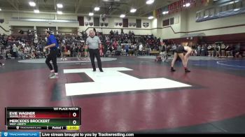 137-142B 1st Place Match - Evie Wagner, Waverly-Shell Rock vs Mercedes Brockert, West Liberty