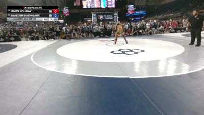 190 lbs Champ. Rd Of 64 - James Holiday, California vs Braeden Simoneaux, Louisiana