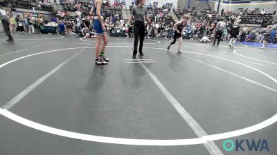 96 lbs Consolation - Gunner Adams, D3 Wrestling Cluib vs Eddie Hugo, Saints Youth Wrestling Club