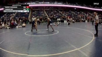 2A 157 lbs Cons. Round 1 - Mario Cardenas, Pasquotank County High School vs Jamari Ray, South Granville High School