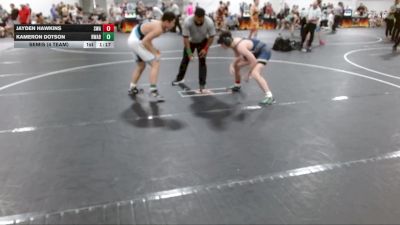 157 lbs Semis (4 Team) - Jayden Hawkins, Slate Wrestling Academy vs Kameron Dotson, RWA Blue