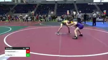 113 lbs Consi Of 4 - Peyton Macdonald, Ukiah WC vs Robert Baylon, The Club