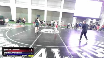 130 lbs Cons. Round 3 - Kendall Chapman, CA vs Breanna Packheiser, CA