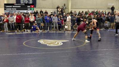 144 lbs Quarterfinal - Andre Patin, Xavier vs Zakary Massaro, St. Francis