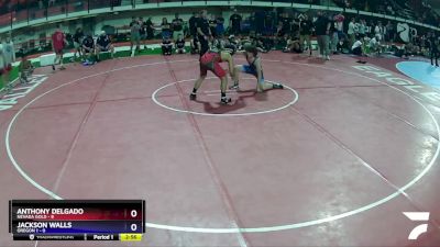 138 lbs Placement (16 Team) - ANTHONY DELGADO, Nevada GOLD vs Jackson Walls, Oregon 1