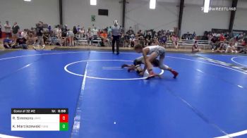 108 lbs Consolation - Ryker Simmons, Upper Valley Aces vs Kaleb Marciszewski, Forddynasty WC