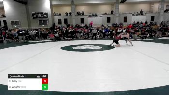 106 lbs Quarterfinal - Coleson Tully, Carver vs Brooke Weafer, Bristol-Plymouth/Coyle Cassidy