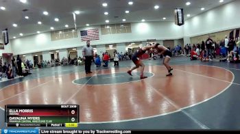 138 lbs Quarterfinal - Ella Morris, Indiana vs Dayauna Myers, Franklin Central Wrestling Club