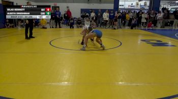 90 lbs Round Of 16 - Silas Bennett, United vs Aleeya Dreshman, Canon-McMillan