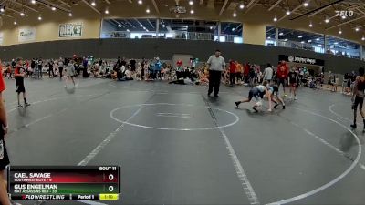 80 lbs Round 4 (6 Team) - Cael Savage, SouthWest Elite vs Gus Engelman, Mat Assassins Red