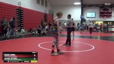 Round 3 - Reese Kibbe, Mediapolis Bulldogs vs Ryker Peters, Fort Madison Bloodhounds