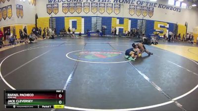 138 lbs Quarterfinal - Jack Cleversey, Sumner Hs vs RAFAEL PACHECO, Sunlake