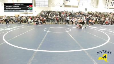 78 lbs Champ. Round 1 - Zayne Woodworth, Brawler Elite vs Michael Pringle, NWAA