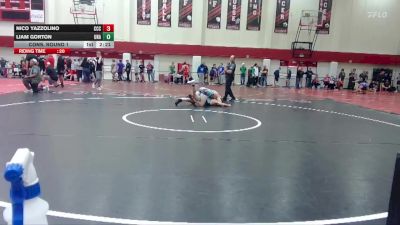 157 lbs Cons. Round 1 - Nico Yazzolino, Clackamas Community College vs Liam Gorton, Unattached