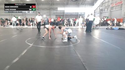 120 lbs Round 2 (8 Team) - Nash Edwards, Warner Elite vs Luke Stover, Disciples WC