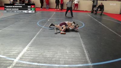 90_B lbs Quarterfinal - Maxon McMurtrie, Bradford vs Nezar Haddad, Parkland