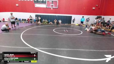 185 lbs Round 5 (6 Team) - Nate Jean, BB Wrestling vs Kyle Strother, Kansas Silver