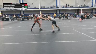 125 lbs Round Of 32 - Kaedyn Williams, Unrostered - UnAttached vs Alex Esposito, Rider