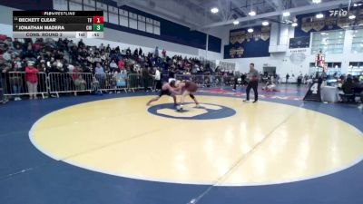 132 lbs Cons. Round 2 - Beckett Clear, Temecula Valley vs Jonathan Madera, Chino