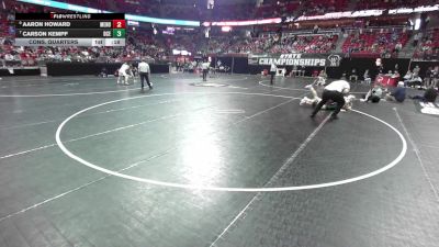 157 lbs Cons. Quarters - Carson Kempf, D.C. Everest vs Aaron Howard, Menomonie