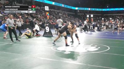 175 lbs Consi Of 32 #2 - Nathan Cordova, Tulare Union (CS) vs Liam Gonzalez, Ramona (SD)