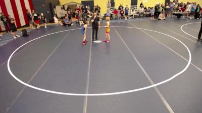 67 lbs Cons. Round 3 - Beckett Pola, NE vs Lukas Benedict, IA