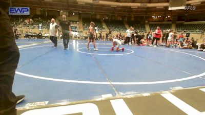 90 lbs Rr Rnd 3 - Ezekiel Mashburn, Collinsville Cardinal Youth Wrestling vs Cannon Hughes, Owasso Takedown Club