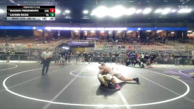 285 1A 3rd Place Match - Cayden Ricks, Yulee vs Madden Fredenburg, Cocoa Beach