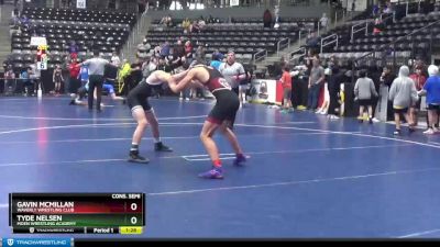 150 lbs Cons. Semi - Gavin McMillan, Waverly Wrestling Club vs Tyde Nelsen, Moen Wrestling Academy