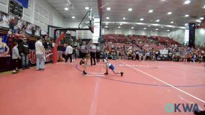 40 lbs Rr Rnd 1 - Olivia Hawes, Cowboy Wrestling Club vs Addison Shimonek, Pawhuska Elks Takedown