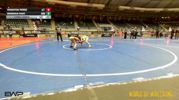 84 lbs Consolation - Kingston Perez, ATT / Mocco Wrestling vs Brennan Hart, Team Donahoe