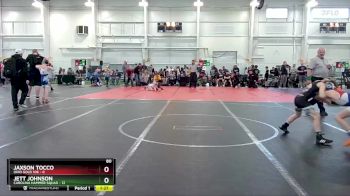 80 lbs Round 2 (10 Team) - Jett Johnson, Carolina Hammer Squad vs Jaxson Tocco, Ohio Gold 10K