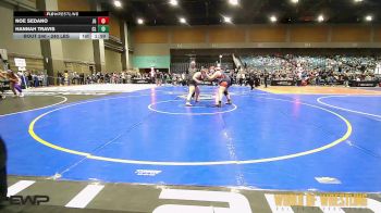 240 lbs 3rd Place - Noe Sedano, JG Takedown Club vs Hannah Travis, Central Linn