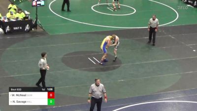 132 lbs Round Of 16 - Will McNeal, Derry vs Nolan Savage, Williams Valley