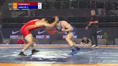 74 kgs Prelim - Nuerlanbieke Wurenibai (CHN) vs Joseph Lavallee (USA)