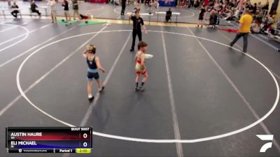 62 lbs Round 1 - Austin Haure, WI vs Eli Michael, IN