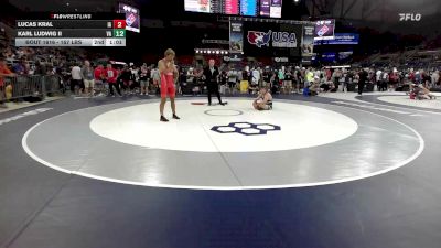 157 lbs Cons. Sub-rd Of 64 - Brason Schortgen, IN vs Lane Blanchard, MI