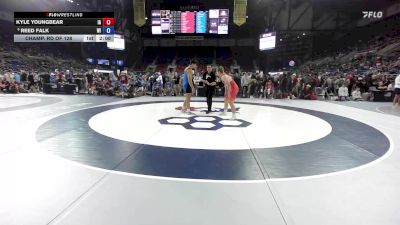 190 lbs Champ. Rd Of 128 - Kyle Youngbear, IA vs Reed Falk, WI